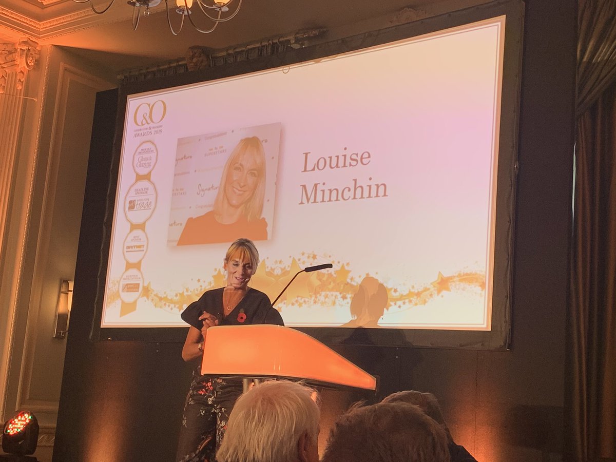 What an inspirational speech from <a href="/louiseminchin/">Louise Minchin</a> at the #ConservatoryAndOrangeryAwards <a href="/GGPmag/">GGP magazine</a> - I’m almost up for a run... #WomanCrushWednesday