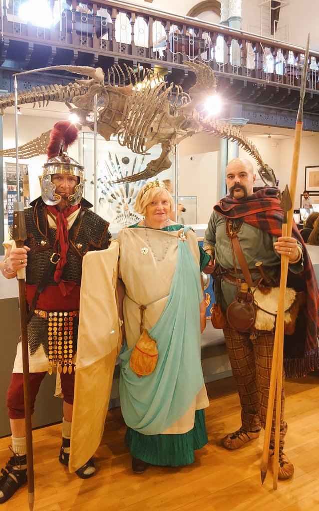 hunterian's tweet photo. The Romans are among us! Guests from across the country and beyond have travelled to join us for the @emotive_eu  public demo experiences which include virtual reality, apps, and games #EMOTIVEdemo https://t.co/mTahBLCjMB