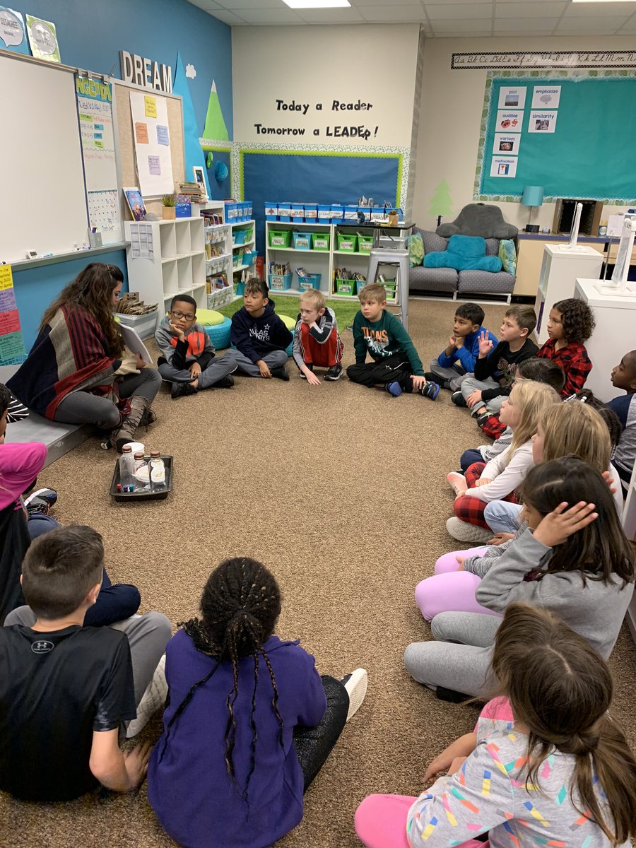 EagleRidgeKISD's tweet photo. Mrs. Harriman and Mr. Seibert are talking about zones of regulation and calming our glitter. Each class is adding glitter to their bottle and keeping the bottle in their calm down corner! We love our counselors! #NoPlaceLikeERE #ERELimitlessLearning #ERELimitlessFun https://t.co/yhJxJjdfAs