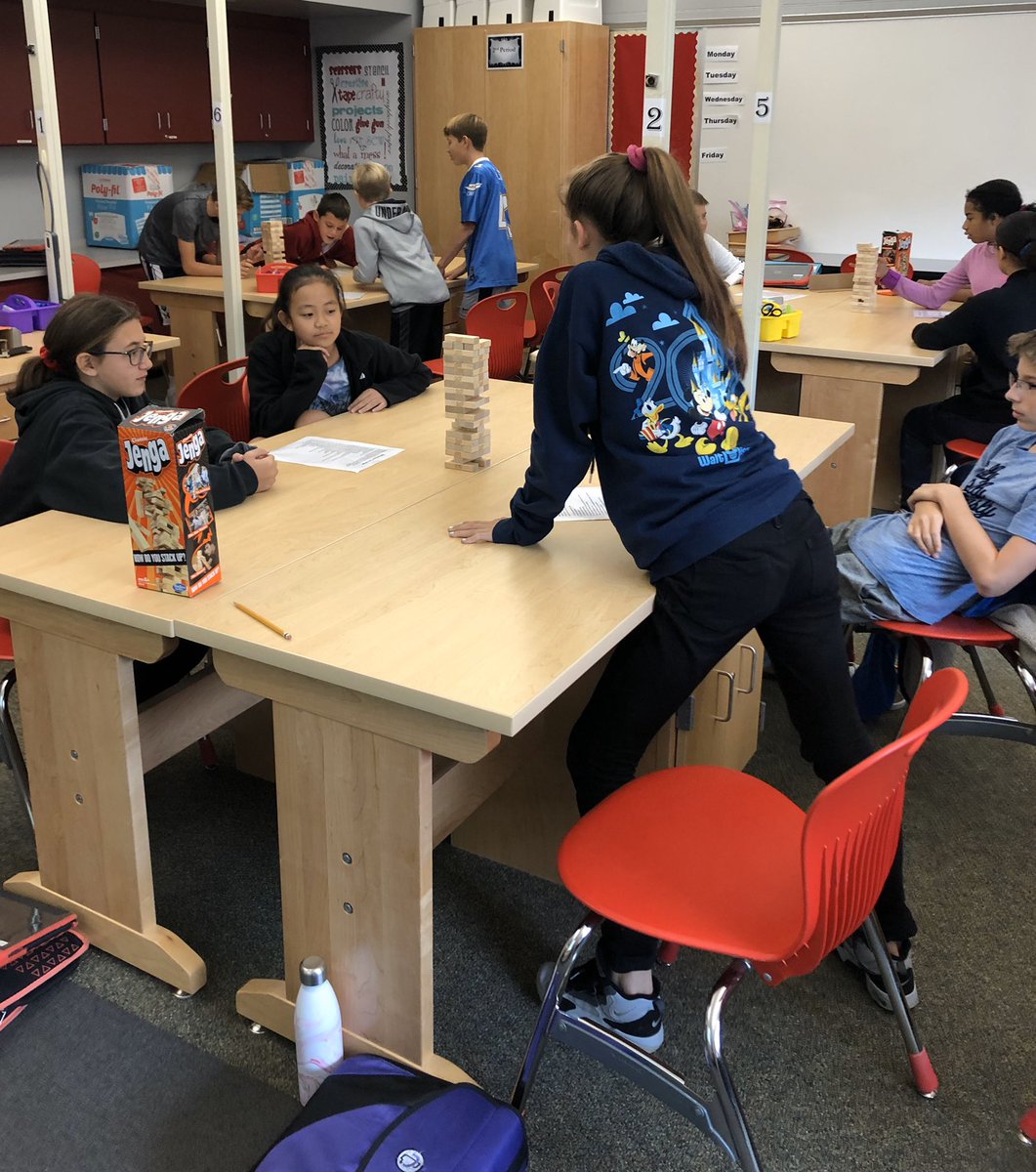 MrsHam_FCS's tweet photo. Playing get to know you Jenga on our first day of 7th grade quarter 2 classes in FCS @WWestMS #sayyestofcs https://t.co/NvTpJTyDpW