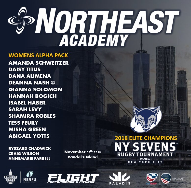📣 ROSTER ANNOUNCEMENT 

1️⃣ MONTH OUT

🌃 <a href="/newyork7s/">New York Rugby 7s</a> 

🐺 Women’s Alpha Pack