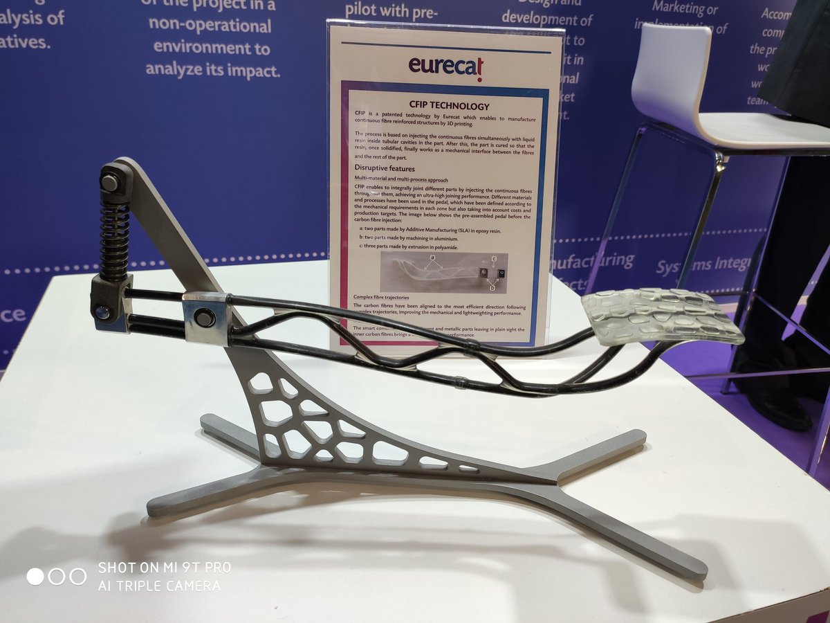 QuintanaGuillem's tweet photo. Os esperamos en H3 B2 Industry @Eurecat_news @Eurecat_events @industry_arena #Industry40 en esta edición presentamos innovación en materiales avanzados, #composites, #IME In Mold Electronics #ISF Incremental Sheet Forming, #Compounding #3dprinting #PrintedLight #textile3dprinting https://t.co/Vev62g0avN