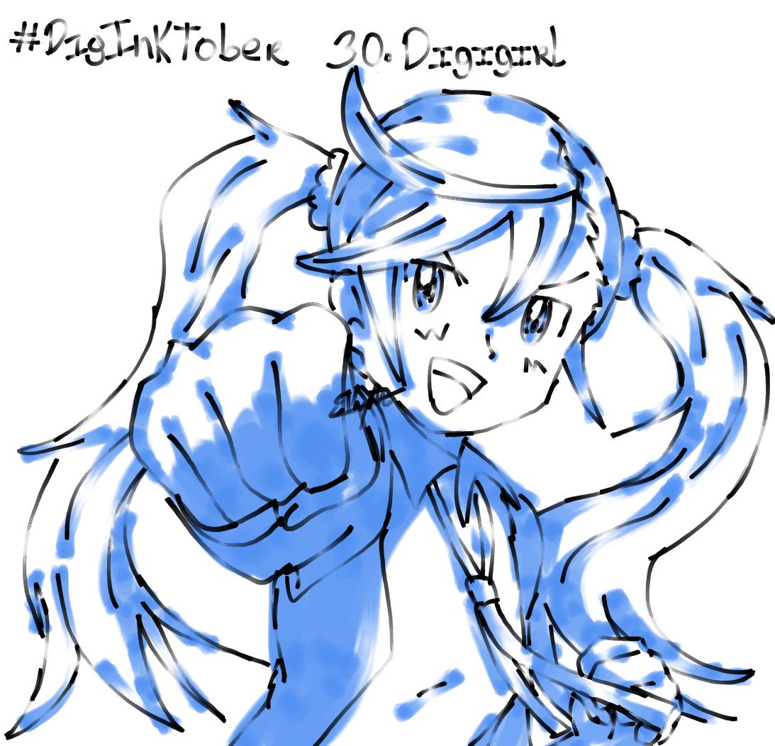 TZoe611's tweet photo. *Día 30_ Digigirl
(¡Ella tiene tal carisma que no puede ser ignorada! ¡Dokkan Punch!)
#Digimon #Inktober #DigInktober #DigInktober2019 #appmonster #applimonster #eri #dokamon #digimonworldsilver https://t.co/O61ddrOzdQ