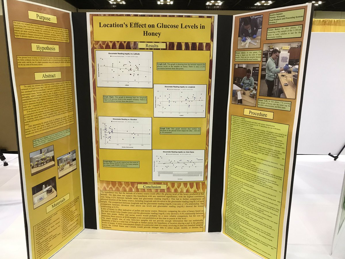 PulaskiAgEd's tweet photo. Kaelyn Sumner is ready for her interview with her #RaiderStrong Agriscience Fair research on honey from around the continent. #Proud #RaiderStrongStaff https://t.co/GtWZCu5NWU