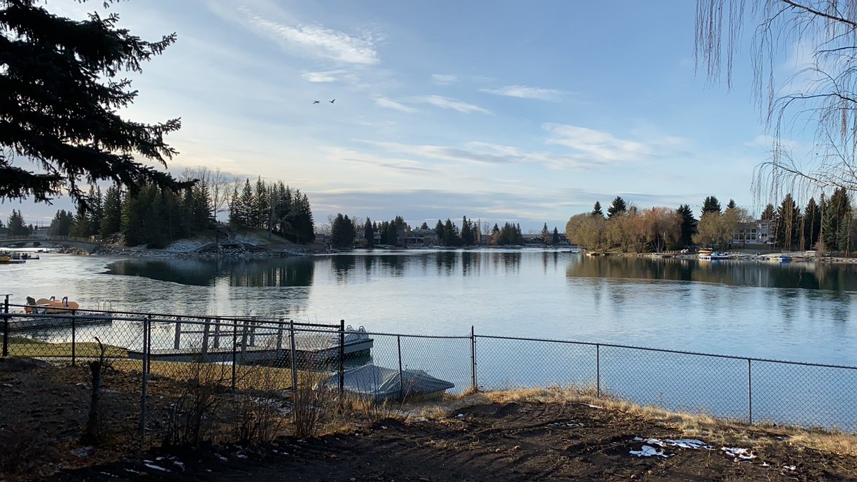 LakeBonaventure's tweet photo. First sighting of ice on lake, October 30, 2019. Cross your fingers for a great skating season. https://t.co/4U4HQ3OHOF
