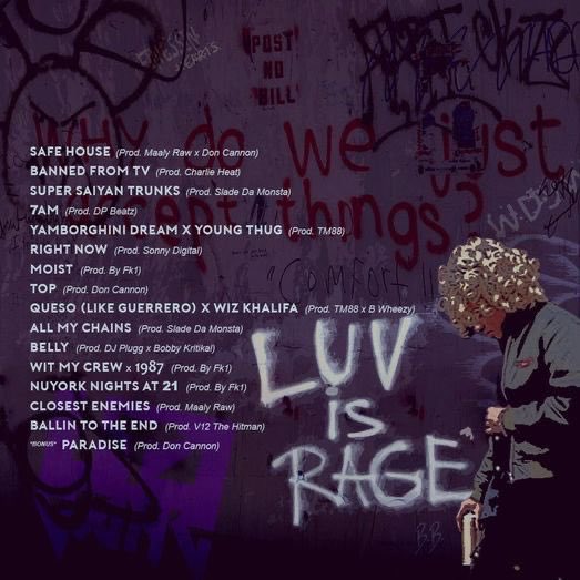 DailyRapFacts's tweet photo. 4 years ago today, Lil Uzi Vert released his mixtape 'Luv is Rage' https://t.co/6Xwv6L83Yw