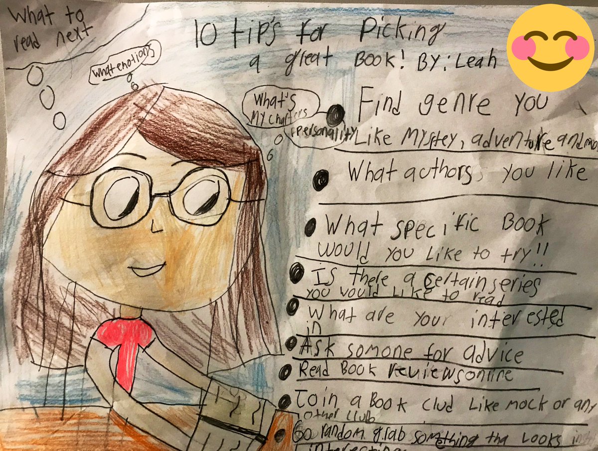 susiebeek's tweet image. 10 Tips for Picking a Great Book by Leah @ayerelementary When Ss create because they see a need, not because it’s been assigned. ❤️ #welovereading #cocreators #weareFHSD