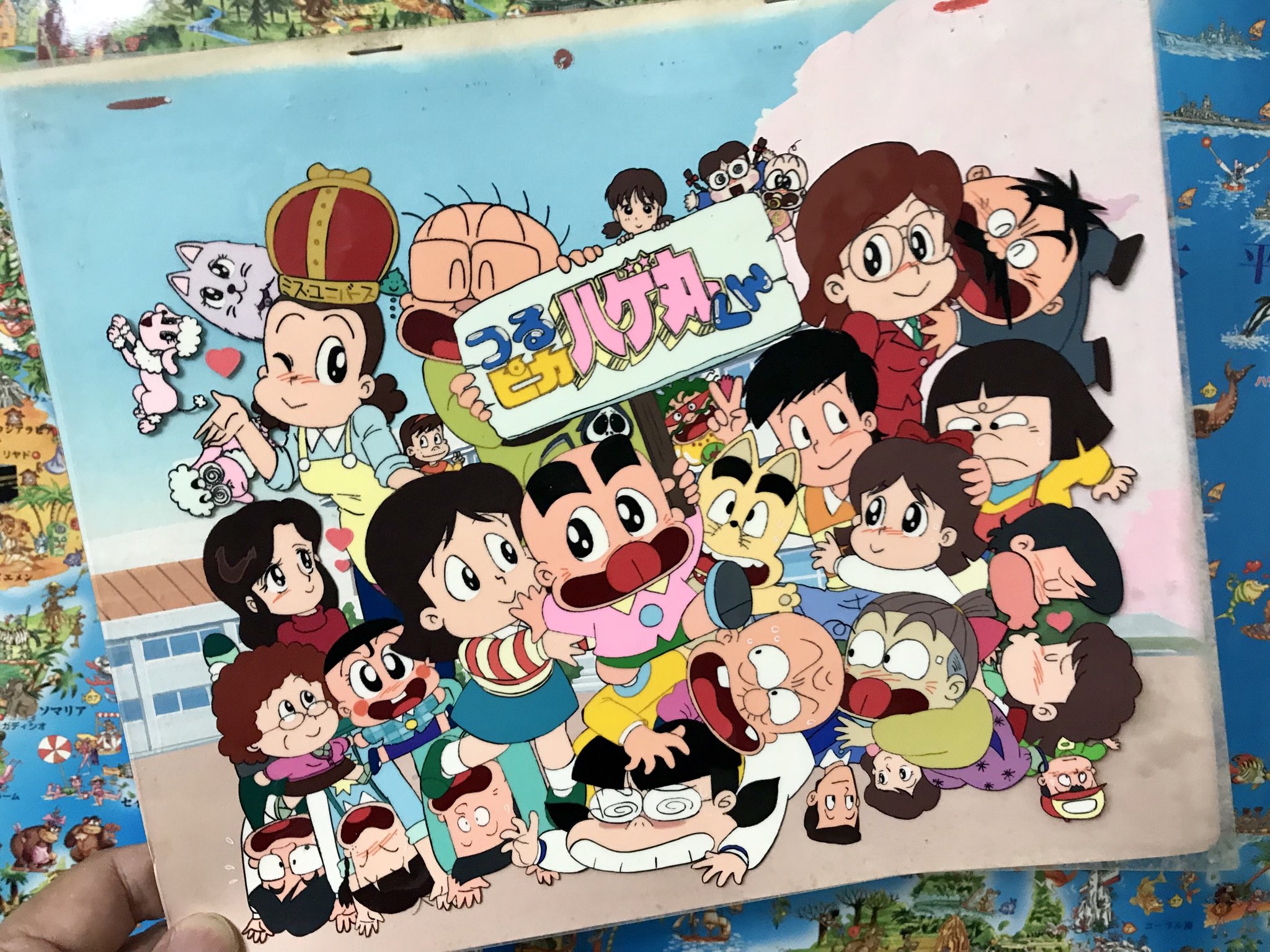米たにヨシトモ Dvd化決定記念 アニメ つるピカハゲ丸くん 絵コンテや演出で話数全体の30 くらいに関わらせてもらいました 貴重なセル画を蔵出し T Co 9tyattpfkm Twitter