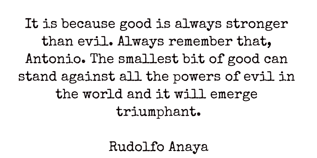 Happy birthday, Rudolfo Anaya! 