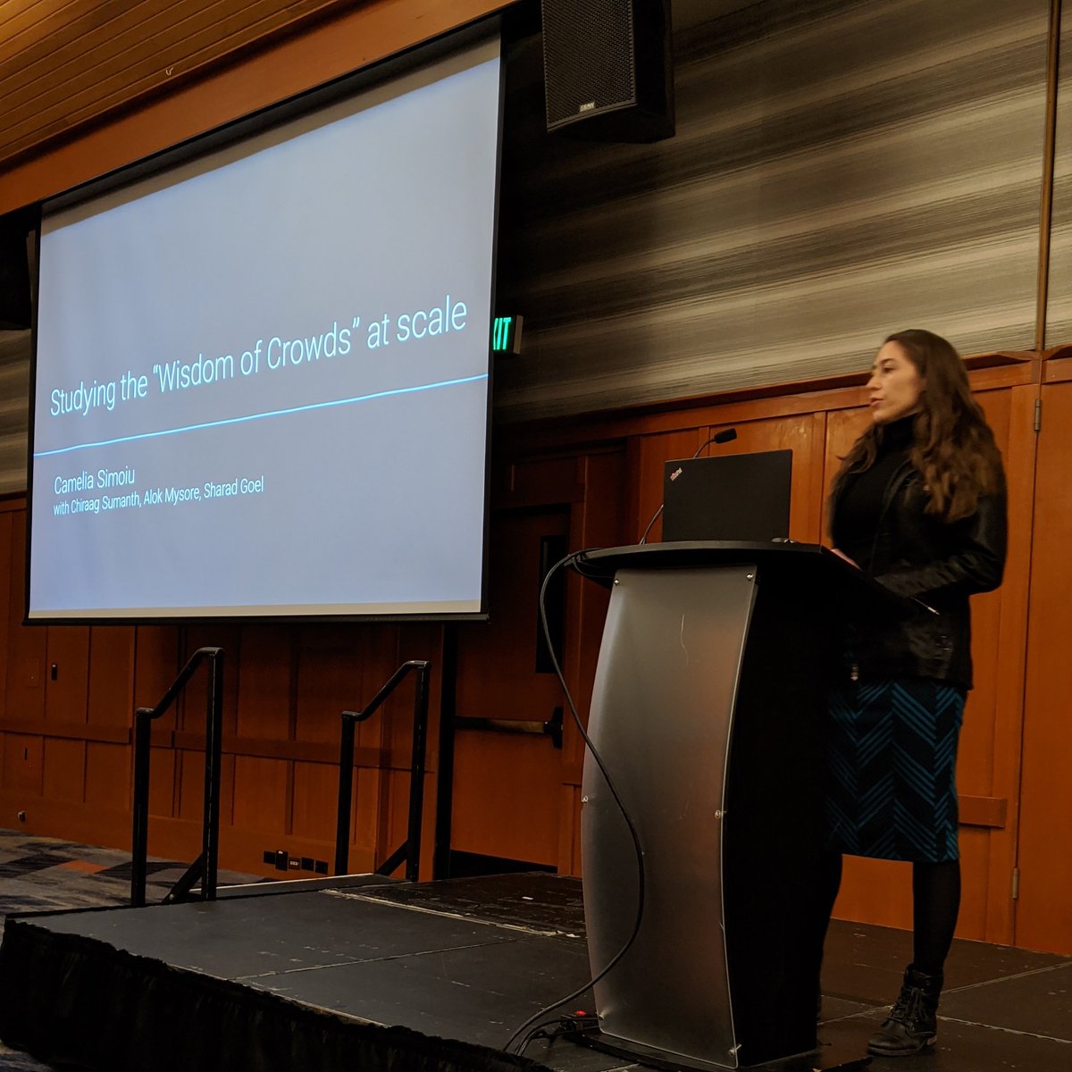 laroyo's tweet image. Large-Scale Study of the &quot;Wisdom of Crowds&apos;&quot;
#BestPaper presented by Camelia Simoiu, Chiraag Sumanth, Alok Shankar and Sharad Goel #HCOMP2019 @hcomp_conf @RealAAAI