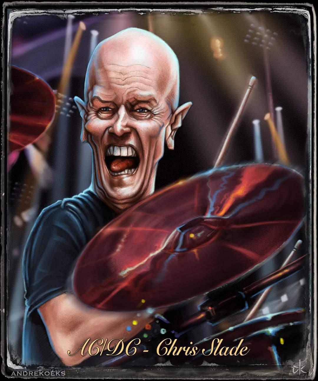 70 plus and still rocking... Happy birthday Chris Slade!       