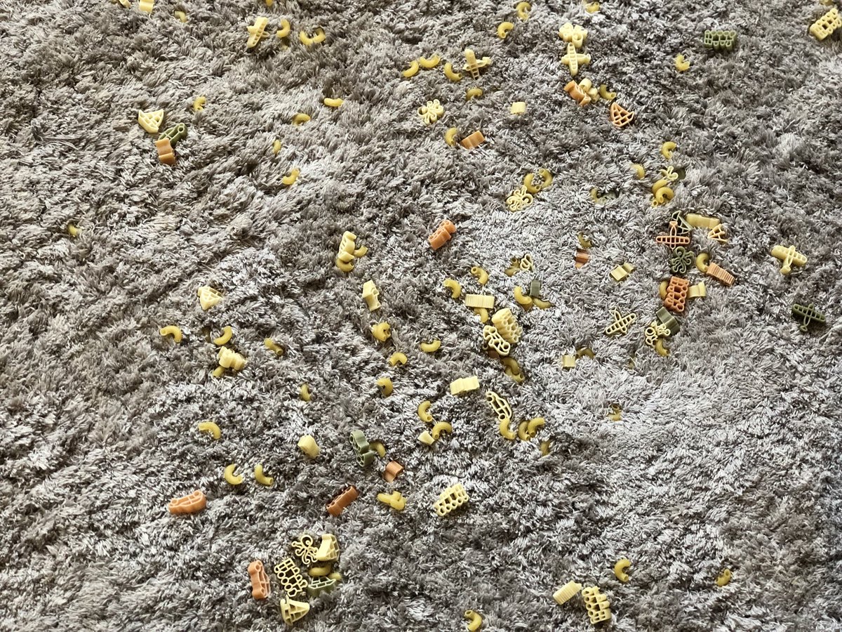 That moment when you have no clue what your toddler is playing with but you don’t want to go see because he’s quiet and you’re getting work done... #donteatthepasta #toddlerprobs