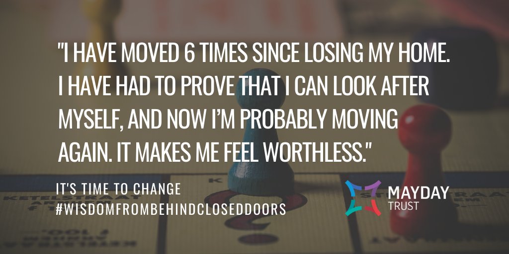 We stopped, we listened and then we took up the challenge of creating a new housing model. It's been far from easy and it's not over yet.. are you up for the challenge? #makingchange #Wisdoms #oneteam maydaytrust.org.uk/work-at-mayday…