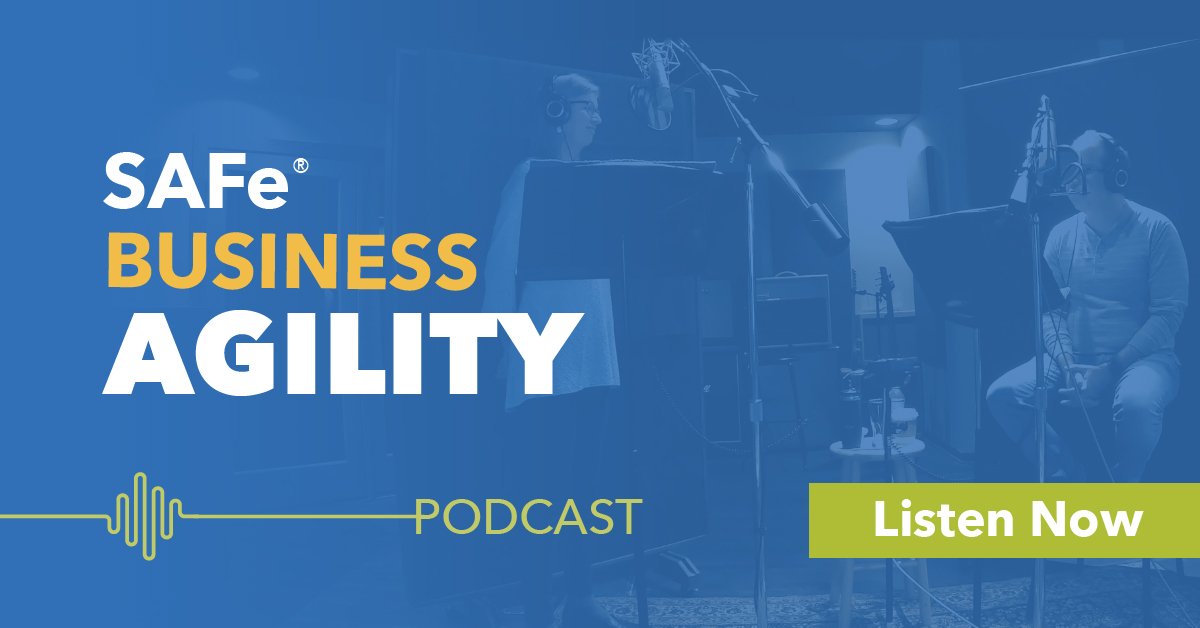 A brand new episode of the #SAFe Business Agility Podcast is now live! Listen here: ow.ly/3vFK50wXHOS