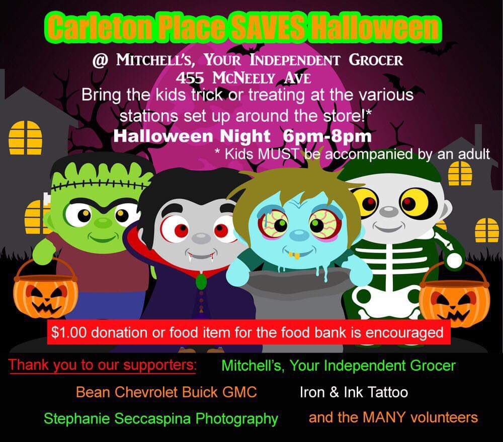 Join us at Mitchell’s Your Independent Grocer tomorrow night for a warm and dry trick or treating event from 6pm-8pm! See you there! #Halloween #TrickOrTreating #WarmAndDry #Candy #Kiddos #Fun #BeanCars #FunAtBeans