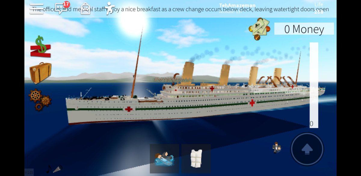 Amaze On Twitter Announcing A New Virtual Valley Game The Story Of The Britannic Titanic Sister Ship Hitting A Mine And Sinking 1916 Robloxdev Https T Co S0dqpugte9