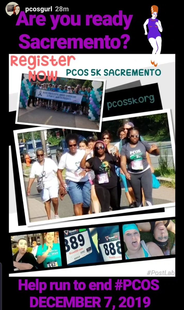 PCOSGurl's tweet photo. Will you take a step to help us reach our $10,000 goal for #PCOS?

@pcoschallenge
#PCOS5K SCACREMENTO 

When:
Saturday, December 7, 2019 | 8:00am - 12:00pm
5K Start Time: 9:00am

Where:
William Land Park
3800 W Land Park Dr
Sacramento, CA 95822

REGISTER:
https://t.co/YeB0iYC7rF https://t.co/meHNWi2vSp