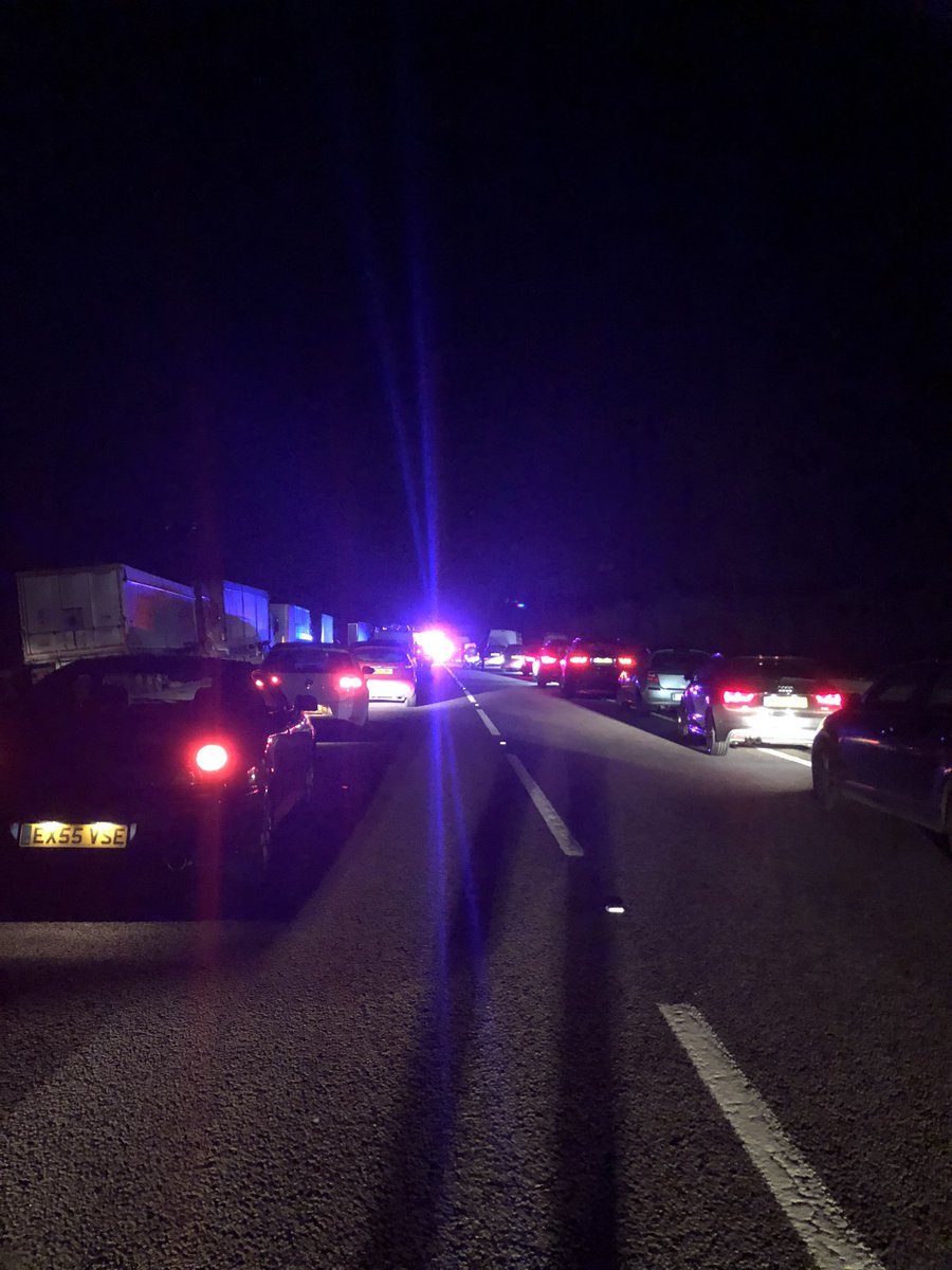 richardherd's tweet photo. #a120 stuck behind a very serious looking crash for the past 2 and half hours. Am so close to home as well! https://t.co/gDvWU10VTS