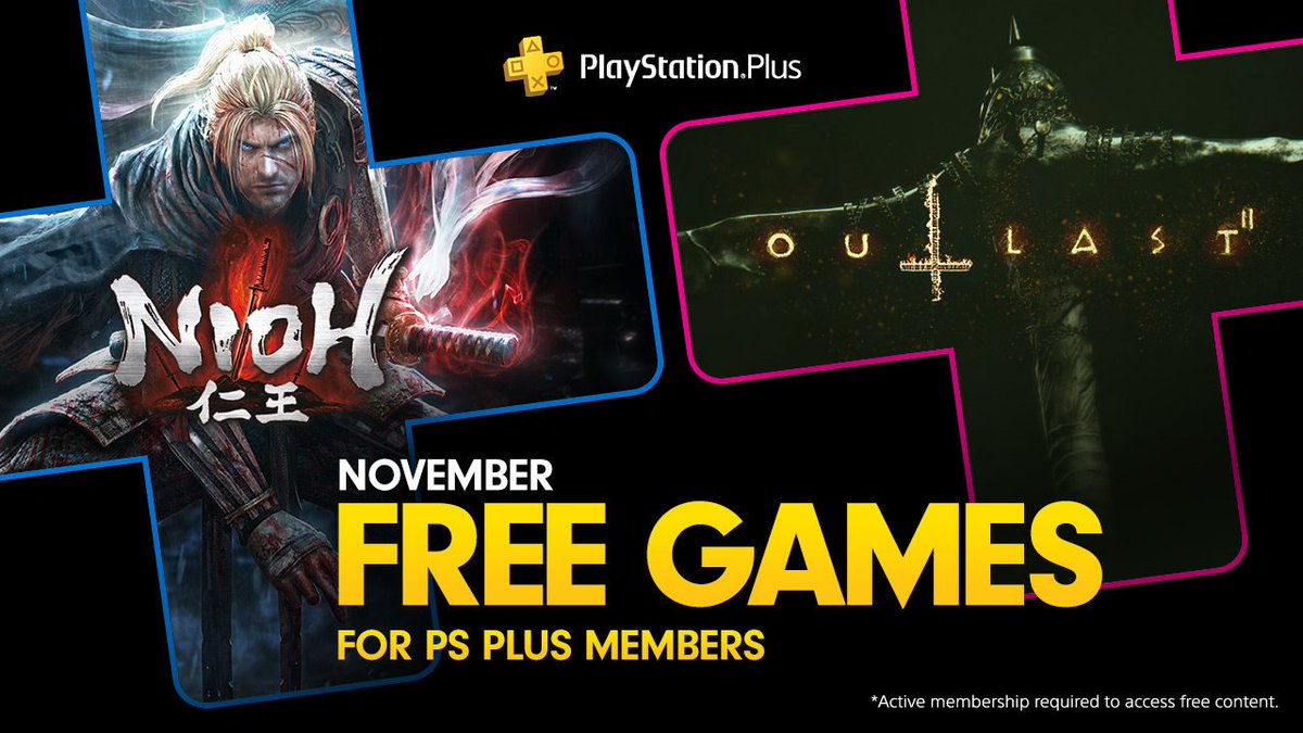 PS Plus Free Games November 2019