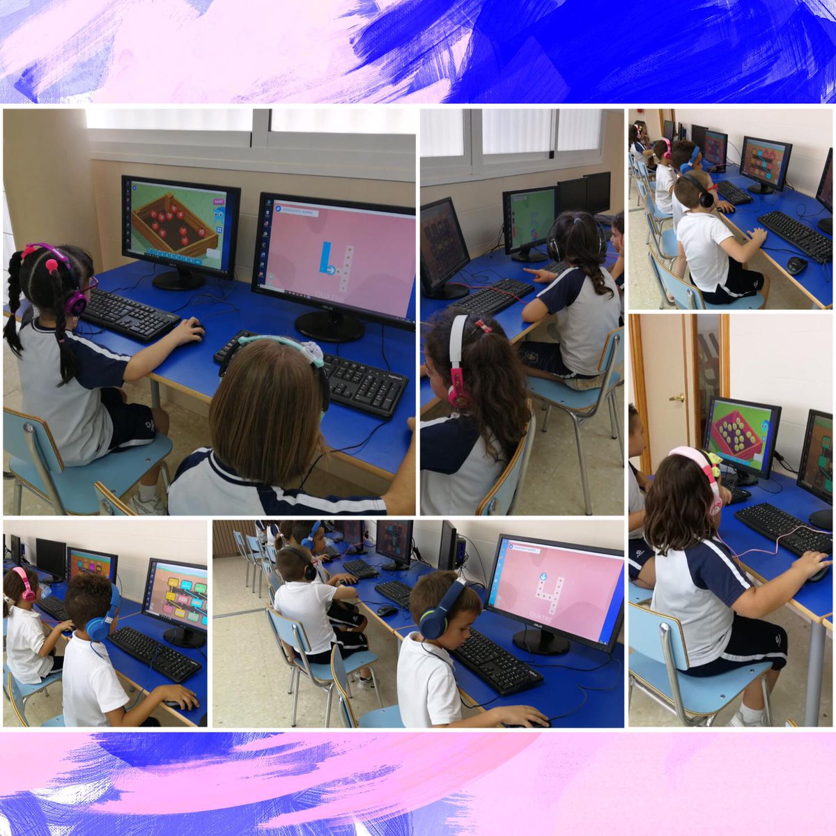 sagcoramposta's tweet image. Fem mates amb els ordinadors: els divendres treballem activitats interactives. Plataforma Innovamat. #1rB @innovamat_cat