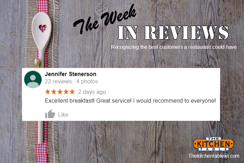 KitchenTableWI's tweet image. Thank you, Jennifer! #TheWeekInReviews #TWIR