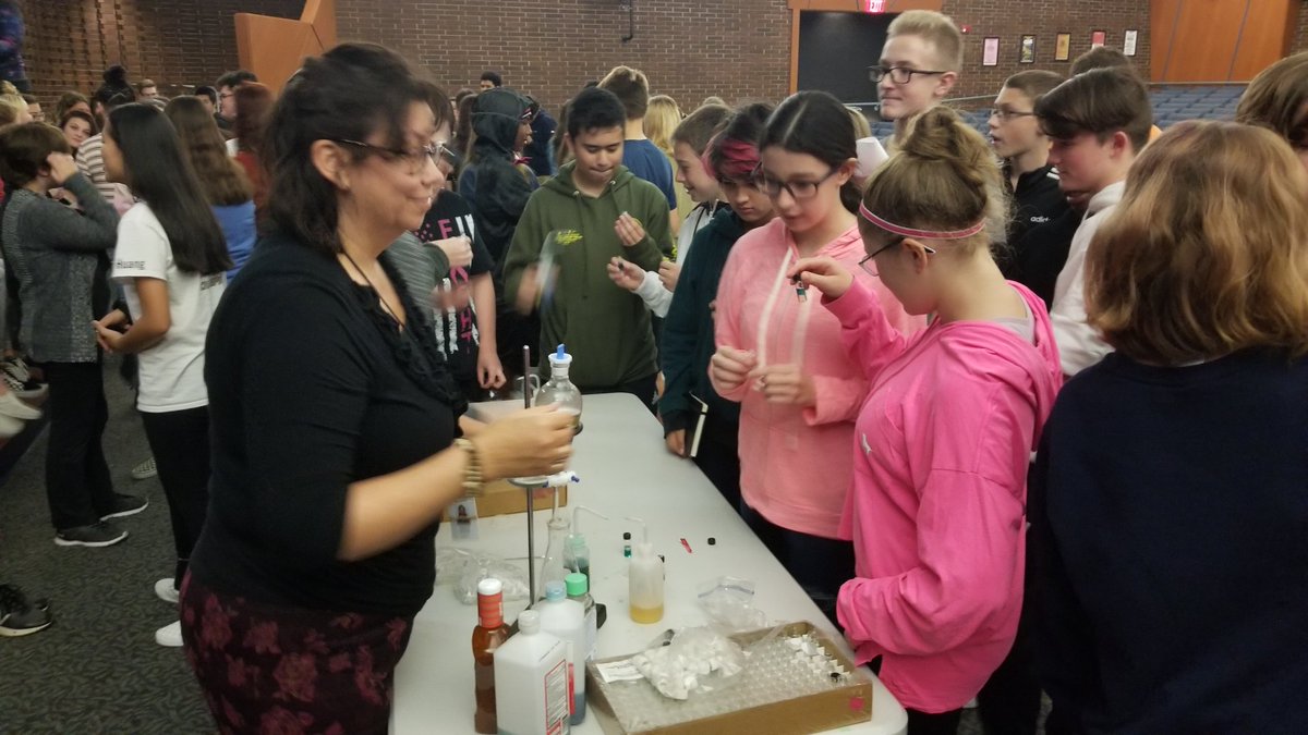 The 8th grade is invading <a href="/Montville_hs/">Montville High School</a> today!  Thank you for hosting us!