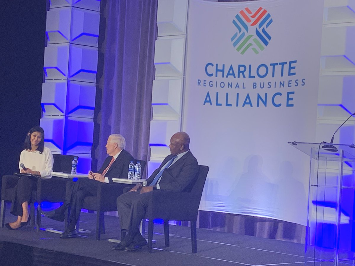 kickfearyear's tweet photo. W/my @Accenture_US colleagues listening to Harvey B. Gantt and Hugh McColl discuss #leadership #growth at the CRBA #CLTSummit #accenturemoments #accenture_us #FutureWorkforce #InclusiveFutureOfWork         https://t.co/UGVP0fetXe…           https://t.co/qWLkOI9Giu https://t.co/gTY8t7Ndm5