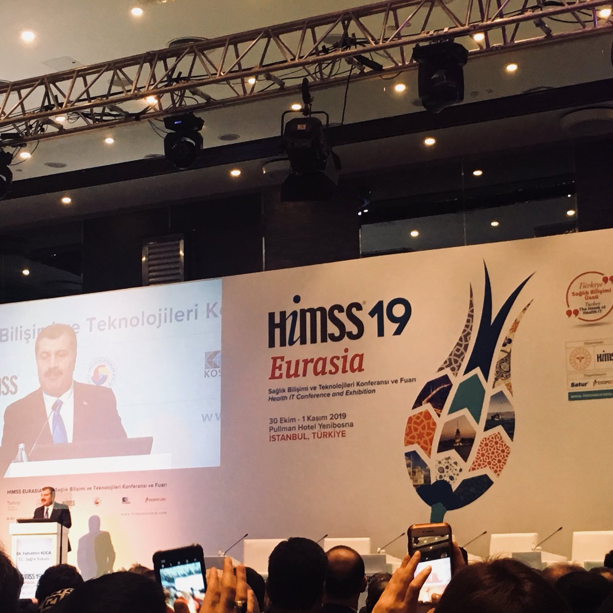 #himss19 Sağlık Bakanımız Sayın Fahrettin Koca’nın katılımlarıyla onurlandırılan #himss19 HEMBİLDER temsilen büyük bir grupla katılıyoruz.