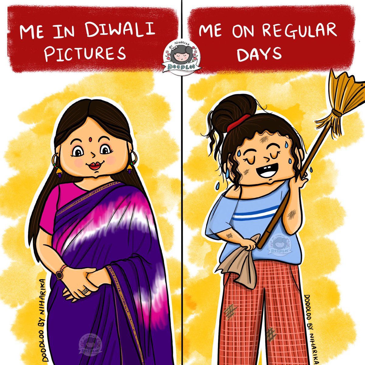 singh_niha's tweet photo. So since the festive season has ended, for now. Time to come back to reality 😂😝 This is legit true! 😝
Either this or that! Nothing in between🤪

#doodloo #doodloobyniharika #doodloomemes #memes #funnymemes #daily #everydaystruggle #postdiwali #aftermath #nomidway #funny https://t.co/a7ER1OY0P3