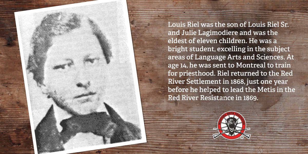MBMetis_MMF's tweet image. We will be sharing quotes and history from Louis Riel&apos;s life over the next month. Follow along using the hashtag #RememberRiel to help us honour the life of this extraordinary Metis leader.