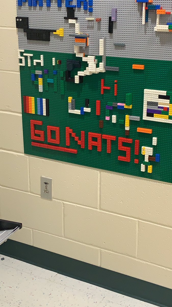 Hey <a href="/Nationals/">Washington Nationals</a> <a href="/fox5dc/">FOX 5 DC</a> <a href="/LEGO_Education/">LEGO Education</a> Look what popped up on our #LEGOwall
