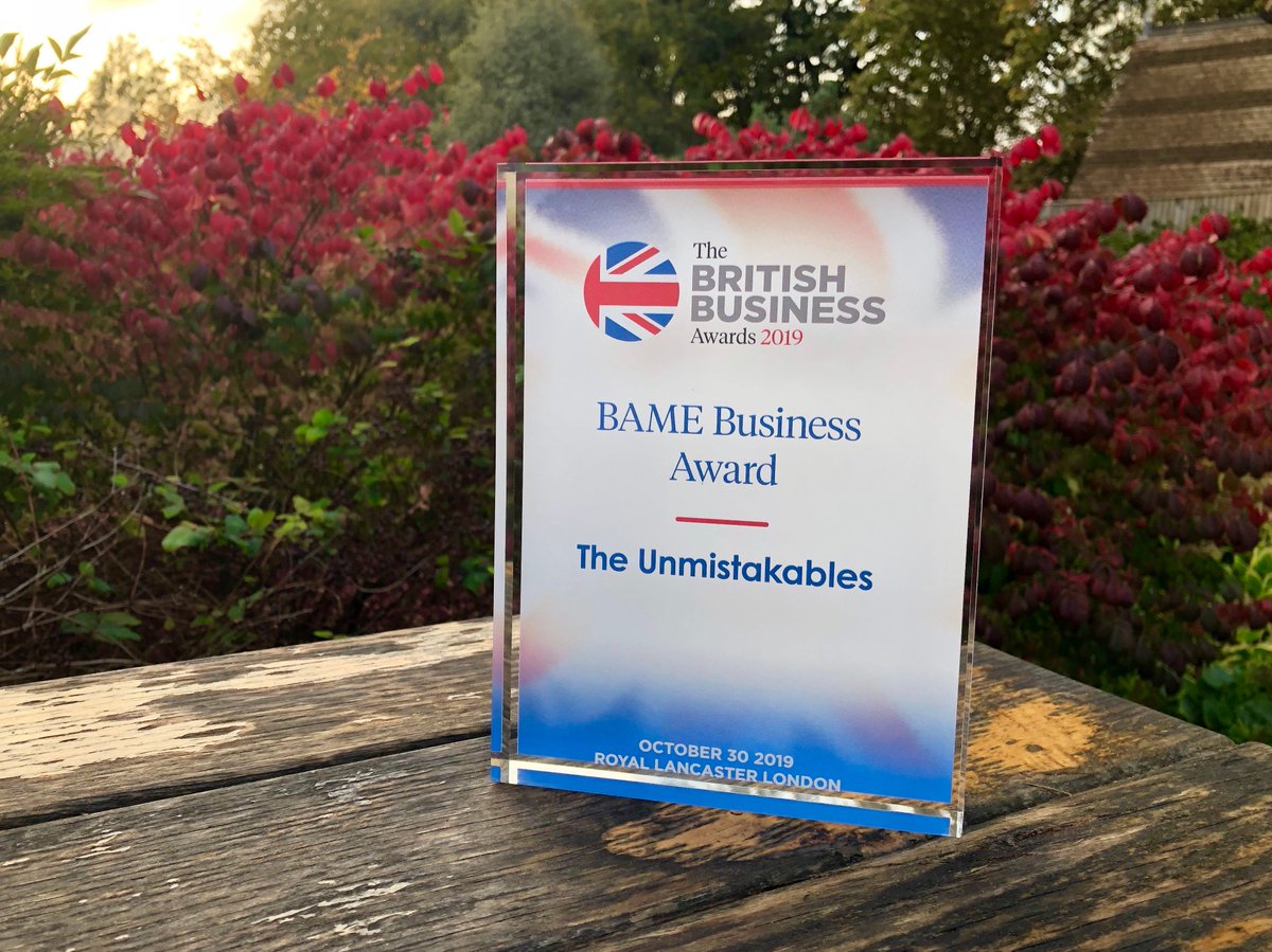 We're buzzing with pride to announce that we've won the BAME Business Award in the #BritishBusinessAwards! 🎉 Thanks to everyone who has supported our work so far and made this possible @BSBAwards