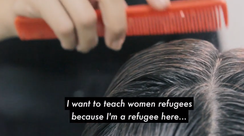 OneInAnARMY's tweet photo. 💜ARMY did you know? Za'atar NGO not only operates a shelter for refugees, but provides job/entrepreneur training &amp; opportunities with the Project Layali program!
Currently they have a salon and handicraft shop open, and will soon open a cafe, staffed by refugees! #HomeWithJimin https://t.co/T5WOvpwUNs