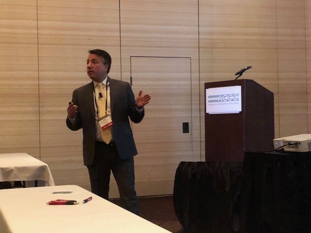 RevenueCycleInc's tweet photo. Thank you to the NM State Oncology Society for asking Ron to speak. Always great getting to spend time with leaders in our field and share expertise. #ACCC #MedicalOncology #RadiationOncology #RCCS https://t.co/R6WkZFAP9W