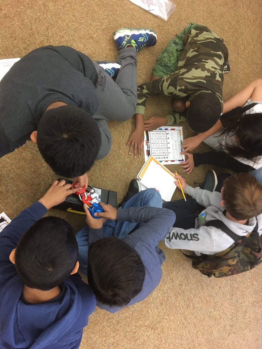 MaddenLibrarian's tweet photo. 3rd graders got an opportunity to work with breakout boxes today. Working together to solve puzzles and unlock the codes in order to “break out of the box!” https://t.co/OmkWFhL63v