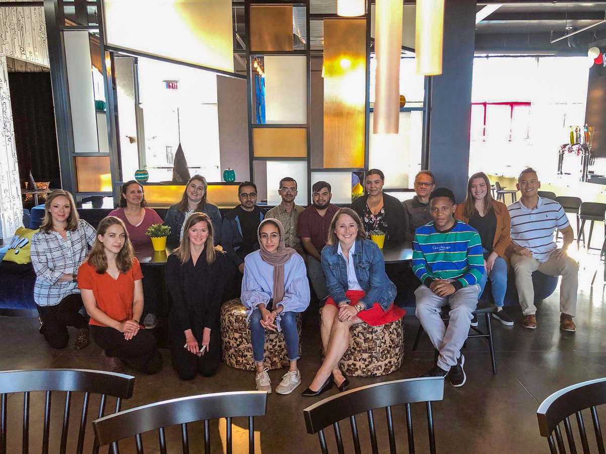 gmmb's tweet image. Feeling inspired! Spent a full day w/ college students fr. across country through the @OpenStax National Internship Program. Love of learning &amp;amp; family, shared passions, oh &amp;amp; a bit of opera compliments of @new_edu. Can’t wait to see what’s next! #opened19 #forstudentsforever