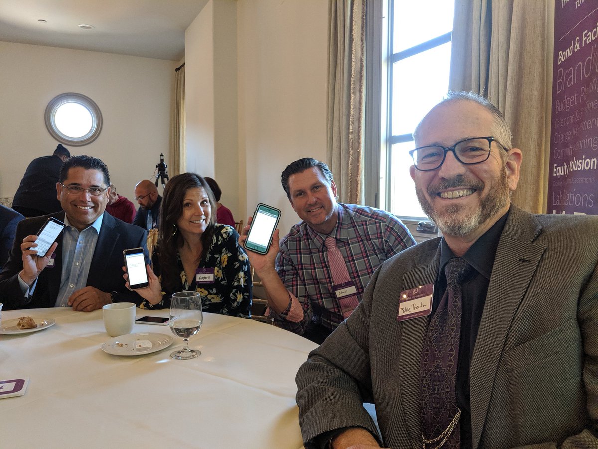 Menifee (<a href="/MenifeeUSD/">Menifee USD</a>) participating in leadership professional development event hosted by <a href="/thoughtxchng/">ThoughtExchange</a>. With Dr. Steve Kennedy (@MenifeeUSD_Supt), Dr. Kimberly Huesing (@khuesing), and Mr. Chad McGough.