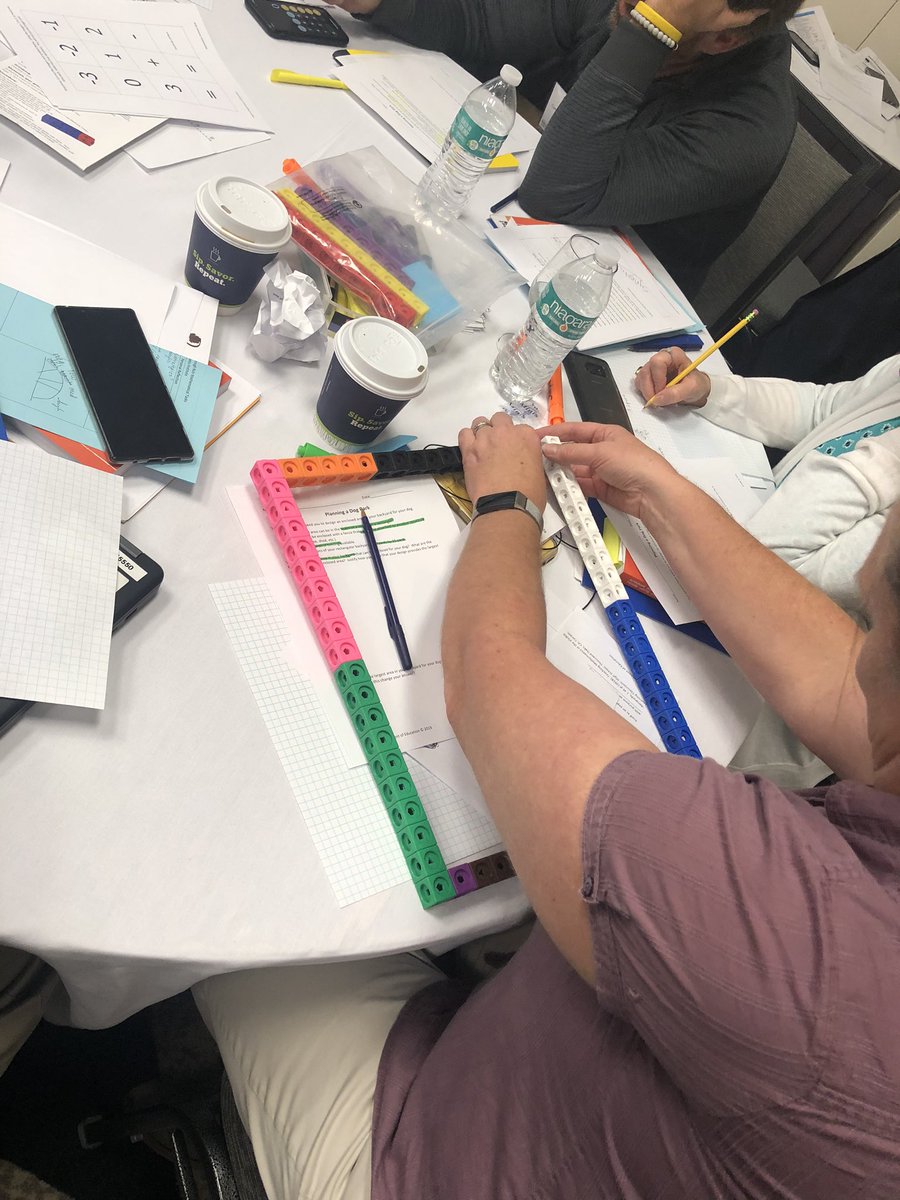NicoleLCPS's tweet photo. Planning a dog park to help us understand area, perimeter, and circumference @DVsqrd @VDOE4STEM #VDOEMiddleMath https://t.co/hRcb50U0kR