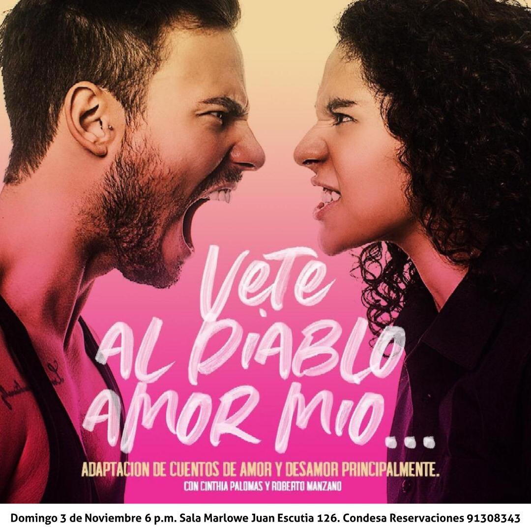 Disfruta este #findesemana con #SalaMarlowe
#Sábado #Apolo19 13:30hrs #LaComediaEnLosTiemposDelMeme 22hrs

#Domingo #LaFamiliaDelCocoyZinc 13:30hrs #VeteAlDiabloAmorMío 18hrs

Compra en: carteleradeteatro.mx/teatro/centro/…

#infantil #standup #familiar #comedia #teatro