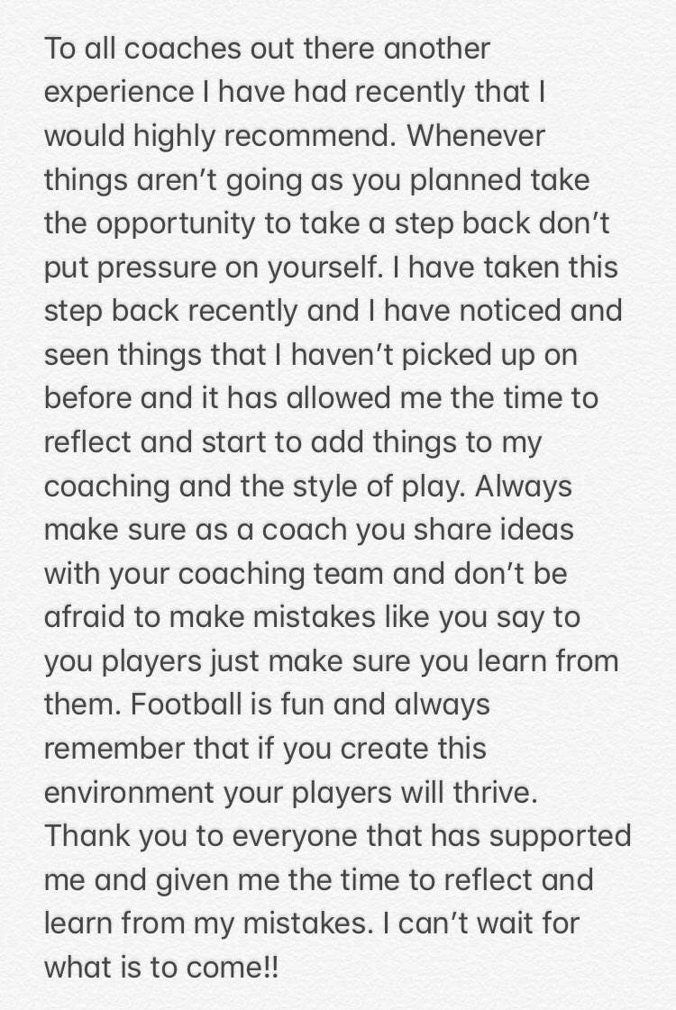 SamWils69656804's tweet image. To all coaches out there...#footballstories #movingforward #positivereflections