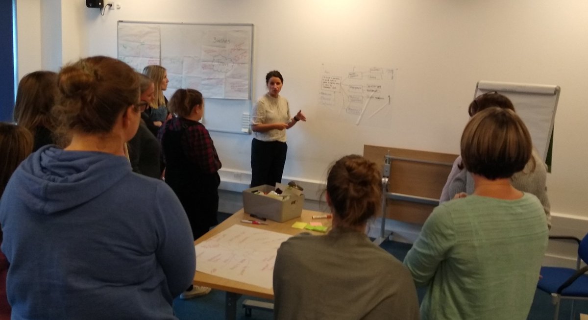 carrie_biddle's tweet photo. Treated to a luxury tour around  #QI this afternoon. TY @naomi_burden for the let's get stuck in &amp; learn by doing session #GeneratingIdeas #VisionStatements #AimStatements #PDSA
 #Spread #RunCharts #QualityAssurance   
#GovGirlsRule 😍 #AHPFutureLeaders https://t.co/e09aXOpg6n
