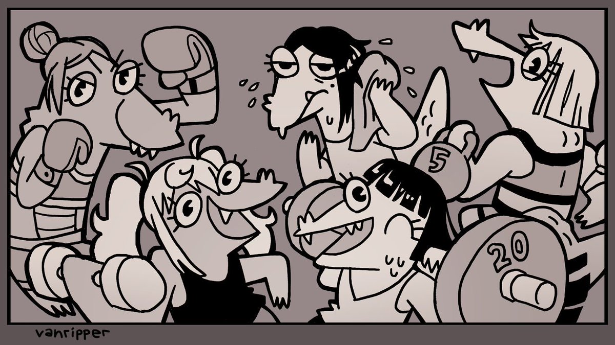 Watching Dumbbell Nan Kilo Moteru while playing @SmallBuStudio's Later Alligator https://t.co/sq4cclcadb 