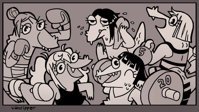 Watching Dumbbell Nan Kilo Moteru while playing @SmallBuStudio's Later Alligator https://t.co/sq4cclcadb 