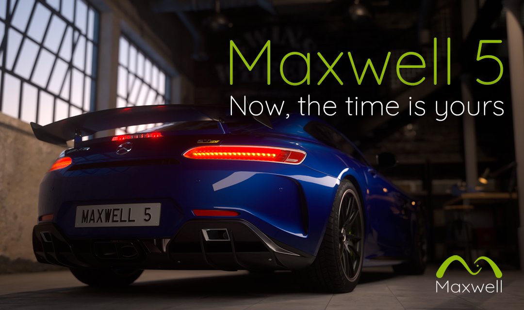 MaxwellRender's tweet photo. This is Maxwell 5: now, the time is yours.
See what Maxwell 5 can offer you here: https://t.co/iTg5y6GYP3
If you have missed the pre-order pricing, don't worry: the promo is extended until November 4th!
#Maxwell5 #Maxwell5IsHere #MaxwellRender #Maxwell5Release #NextLimit https://t.co/kj59XxFwEW
