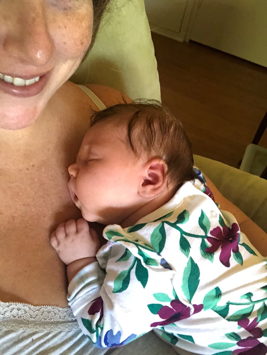 katetothek's tweet photo. Grateful for the helpful EARLY #AERA reviews. Even Reviewer 2 seems generous when there’s a 3 week old nugget of cuteness dozing on you. https://t.co/x4Zn0nuFtv