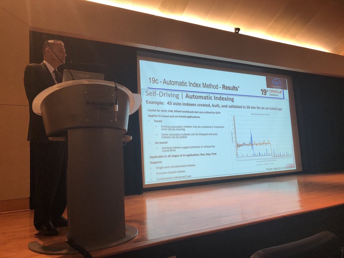 mjgangler's tweet image. #mous everything you wanted to know about #oracle19c.  At #mous19.  Great information. Thanks Rich