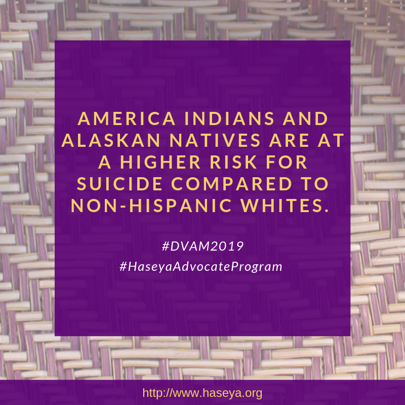 HaseyaProgram's tweet photo. #DVAM2019 #mmiw #haseyaadvocateprogram #nomorestolensisters #warriorwomen #strongresilientindigenous #violenceisnottraditional #decolonize #FirstNations #indigenousresilience https://t.co/SBbmieFGEt