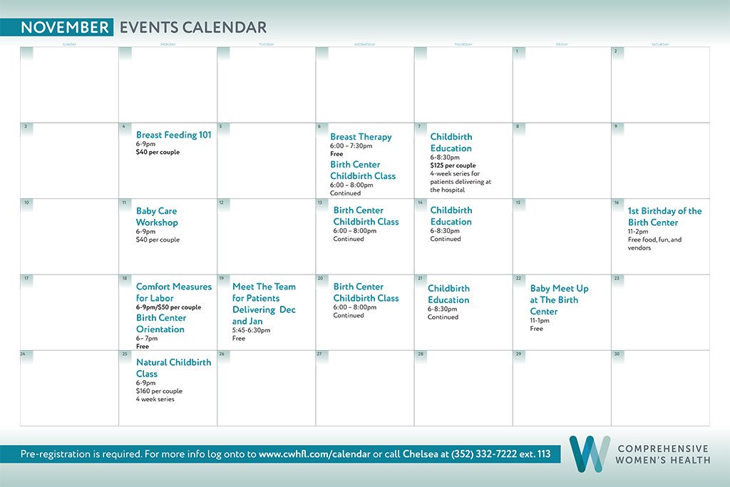 cwhfl's tweet photo. November:  Chapter 11 of 12 :)
Here's CWH's November activities and classes!  Please remember to register at https://t.co/FG6Rt5LKq8 https://t.co/OyGWmKeMR6