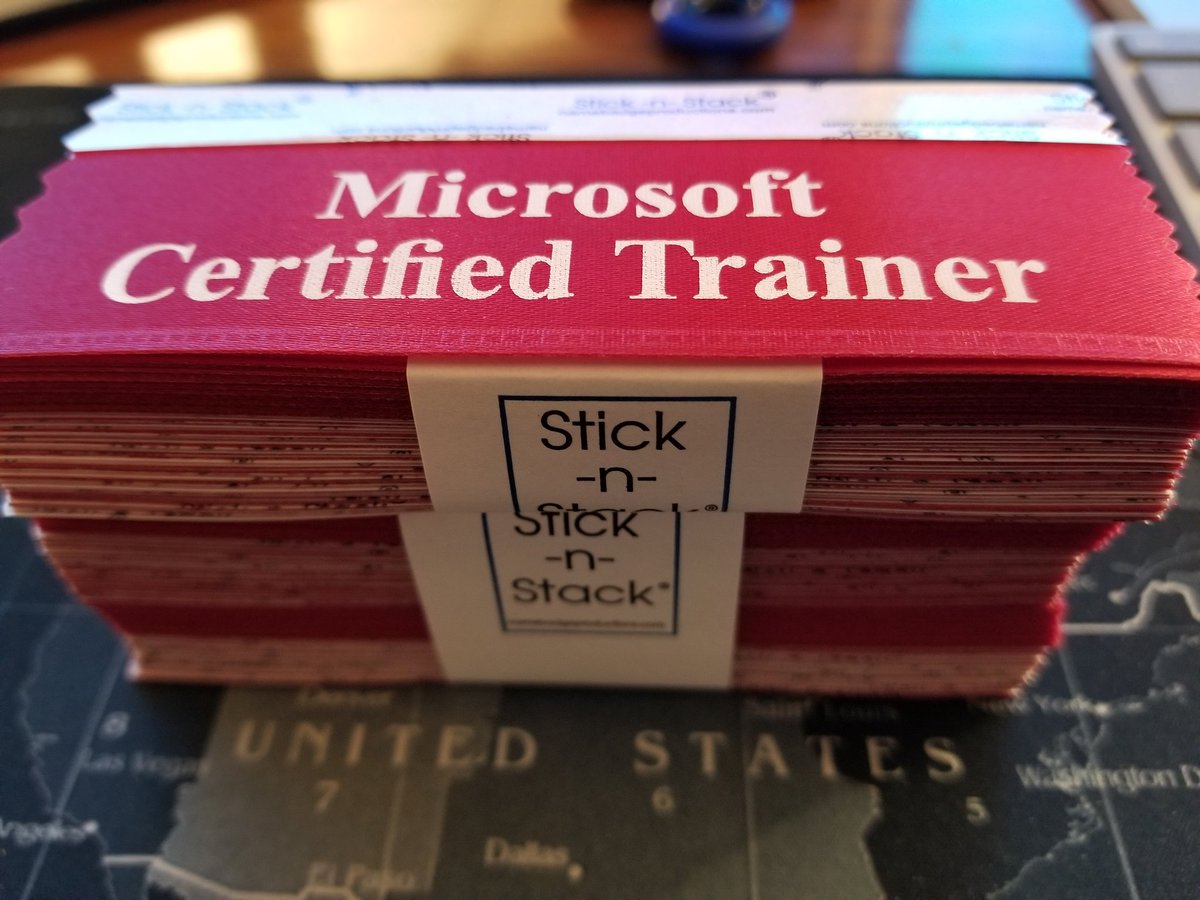 Hey, MCT friends! If you are in Orlando Saturday for <a href="/mctday/">mctday</a> or in Seattle next week for <a href="/sqlpass/">sqlpass</a> Summit, I've got name badge ribbons. #MCT4LIFE #MCTBUZZ