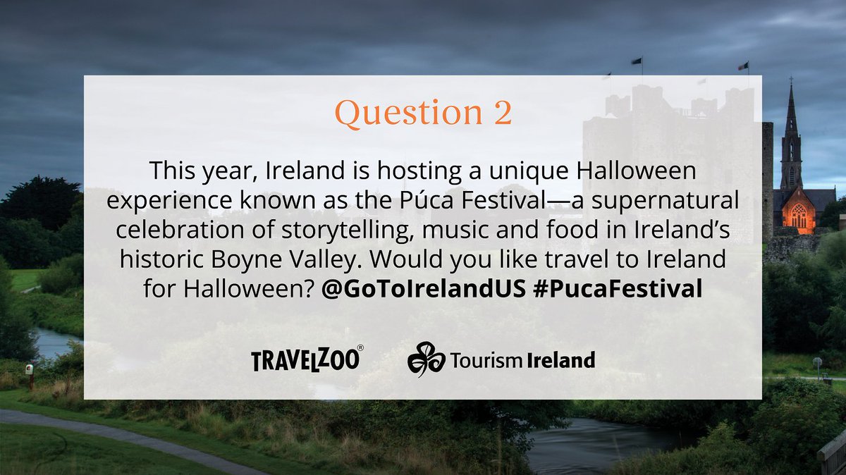 Travelzoo's tweet image. @GoToIrelandUS #PucaFestival #HomeofHalloween #LoveIreland